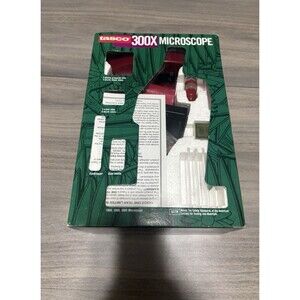Tasco 300X Educational Microscope Set with Accessories